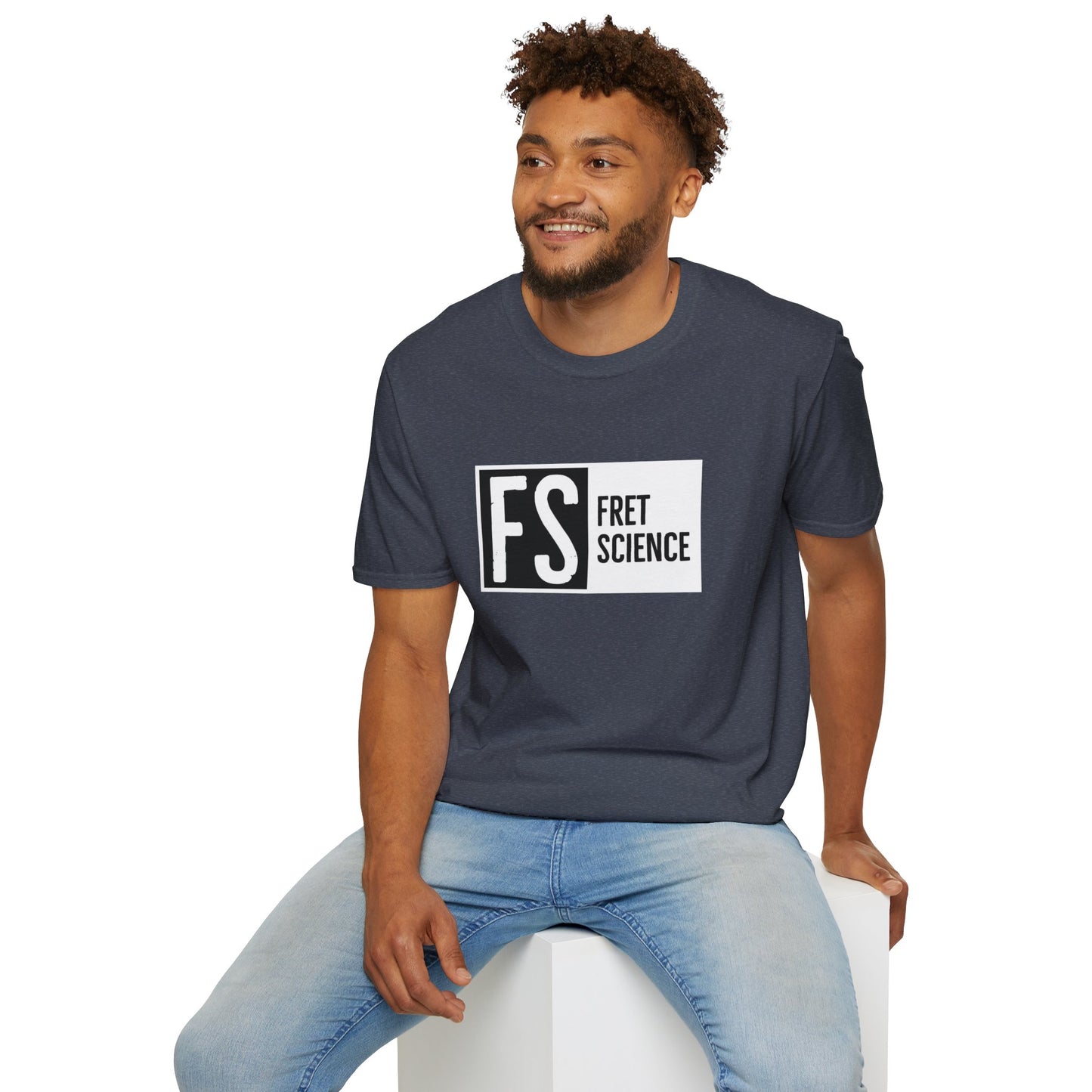 Fret Science block logo - Gildan Softstyle T-Shirt