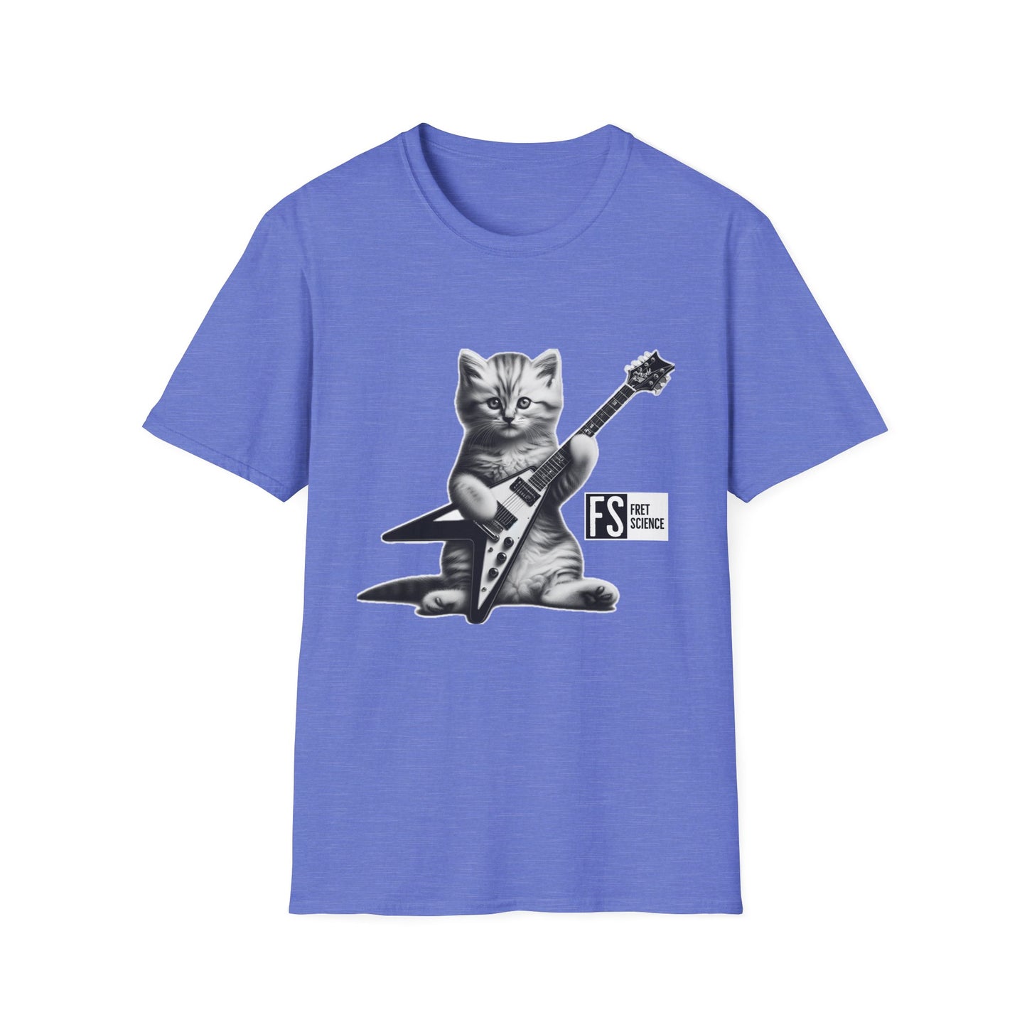 Flying V Kitty - Gildan Softstyle T-Shirt