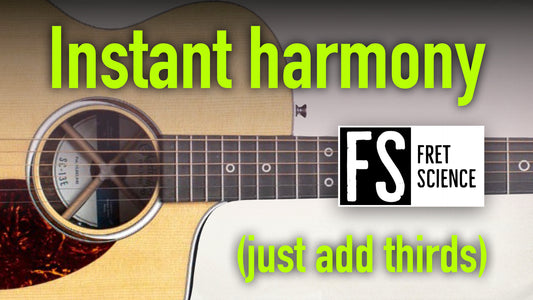 Instant harmony: just add thirds (PDF cheat sheet)