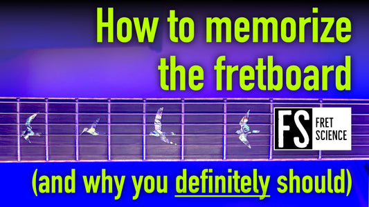 How to memorize the fretboard (PDF cheat sheet)