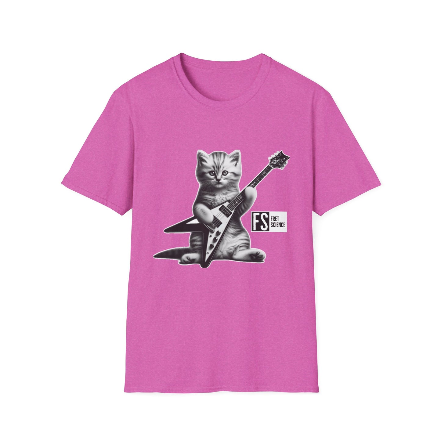 Flying V Kitty - Gildan Softstyle T-Shirt