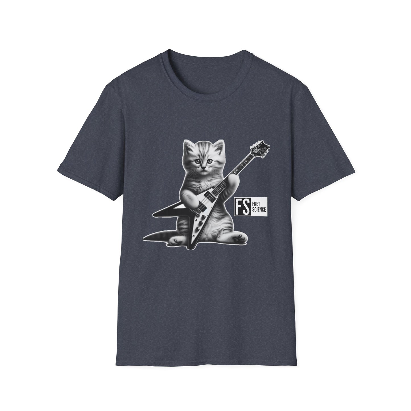 Flying V Kitty - Gildan Softstyle T-Shirt