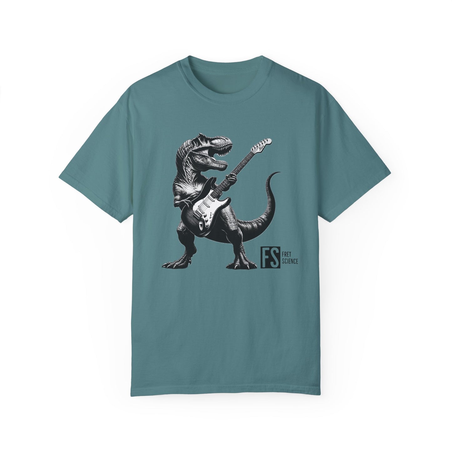 Rock and Roll Dinosaur - Unisex Garment-Dyed T-shirt